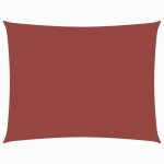 vidaXL Parasolar, cărămiziu, 3x4,5 m, țesătură oxford, dreptunghiular
