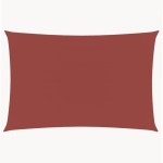 vidaXL Parasolar, cărămiziu, 3,5x5 m, țesătură oxford, dreptunghiular