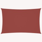 vidaXL Parasolar, cărămiziu, 4x7 m, țesătură oxford, dreptunghiular vidaXL Parasolar, cărămiziu, 4x7 m, țesătură oxford, dreptunghiular