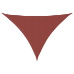 vidaXL Parasolar cărămiziu 2,5x2,5x3,5 m țesătură oxford triunghiular vidaXL Parasolar cărămiziu 2,5x2,5x3,5 m țesătură oxford triunghiular