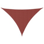 vidaXL Parasolar, cărămiziu, 4x4x5,8 m, țesătură oxford, triunghiular vidaXL Parasolar, cărămiziu, 4x4x5,8 m, țesătură oxford, triunghiular