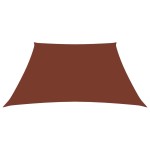 vidaXL Parasolar, cărămiziu, 2/4x3 m, țesătură oxford, trapez vidaXL Parasolar, cărămiziu, 2/4x3 m, țesătură oxford, trapez