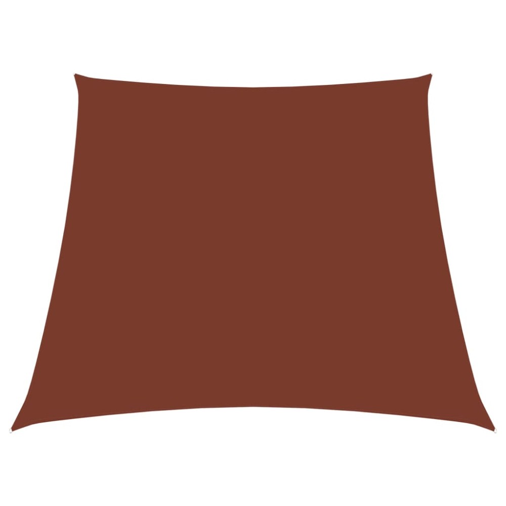 vidaXL Parasolar, cărămiziu, 2/4x3 m, țesătură oxford, trapez