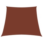 vidaXL Parasolar, cărămiziu, 2/4x3 m, țesătură oxford, trapez vidaXL Parasolar, cărămiziu, 2/4x3 m, țesătură oxford, trapez