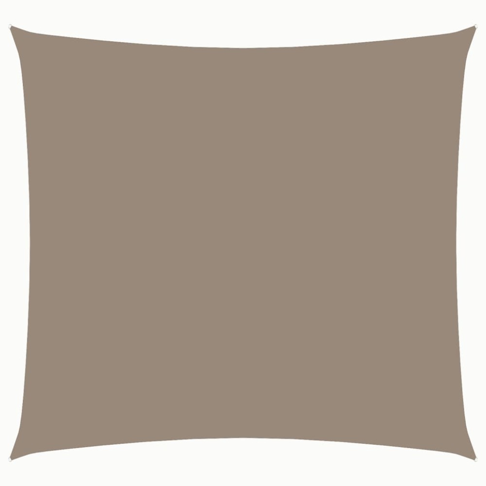 vidaXL Parasolar, gri taupe, 3x3 m, țesătură oxford, pătrat