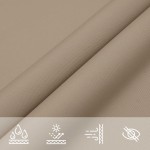 vidaXL Parasolar, gri taupe, 3x3 m, țesătură oxford, pătrat vidaXL Parasolar, gri taupe, 3x3 m, țesătură oxford, pătrat