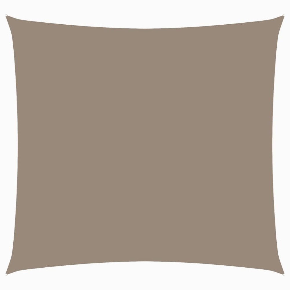 vidaXL Pânză parasolar, gri taupe, 4,5x4,5 m, țesătură oxford, pătrat