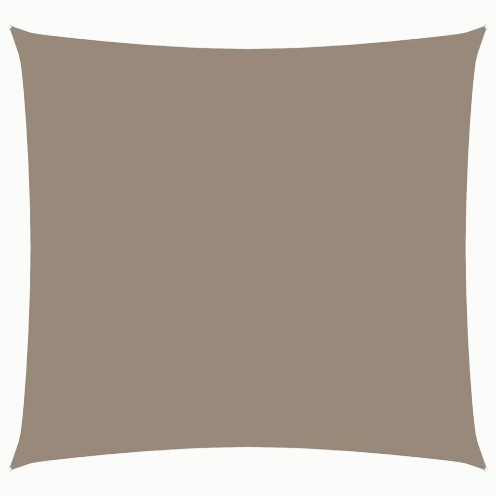 vidaXL Pânză parasolar, gri taupe, 7x7 m, țesătură oxford, pătrat