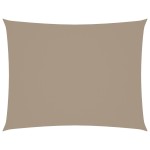 vidaXL Parasolar, gri taupe, 2x3 m, țesătură oxford, dreptunghiular
