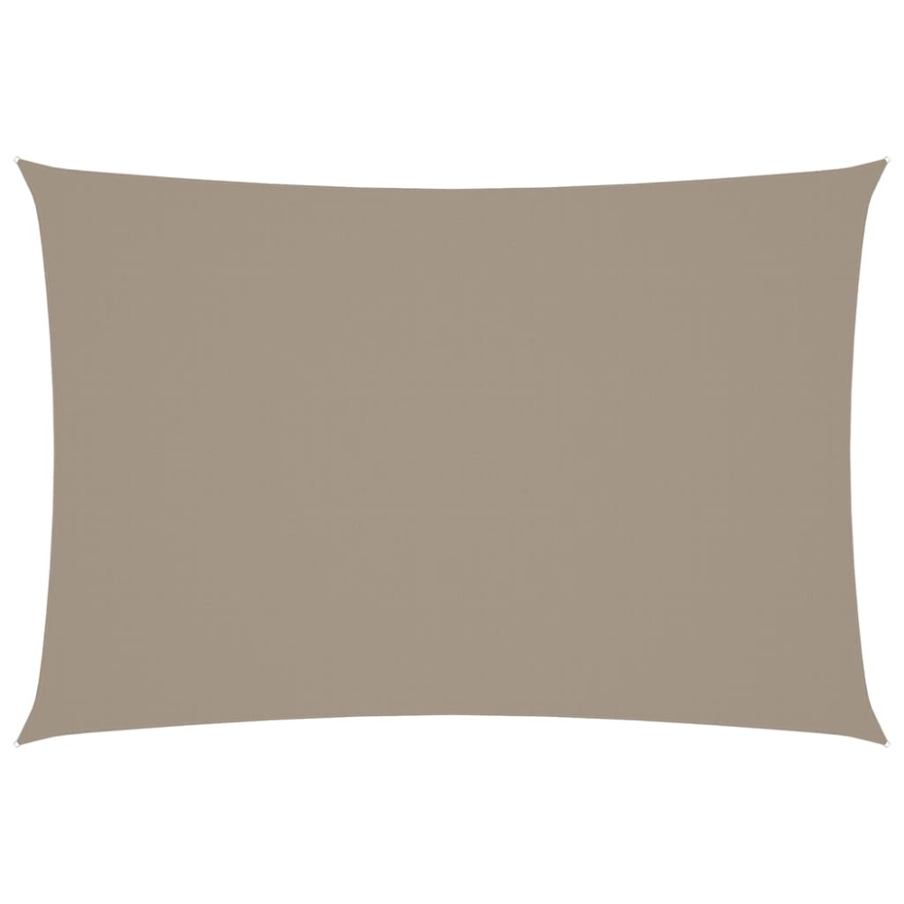 vidaXL Parasolar, gri taupe, 2,5x4,5m, țesătură oxford, dreptunghiular