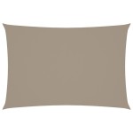 vidaXL Parasolar, gri taupe, 2,5x4,5m, țesătură oxford, dreptunghiular vidaXL Parasolar, gri taupe, 2,5x4,5m, țesătură oxford, dreptunghiular
