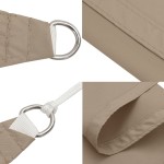 vidaXL Parasolar, gri taupe, 2,5x4,5m, țesătură oxford, dreptunghiular vidaXL Parasolar, gri taupe, 2,5x4,5m, țesătură oxford, dreptunghiular