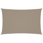 vidaXL Pânză parasolar gri taupe 2,5x5m țesătură oxford dreptunghiular