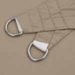 vidaXL Pânză parasolar gri taupe 3x5 m țesătură oxford dreptunghiular