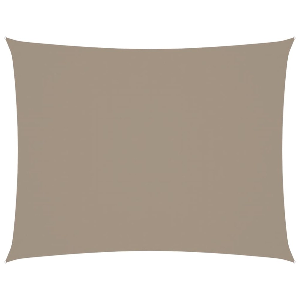 vidaXL Parasolar, gri taupe, 3,5x4,5 m, țesătură oxford dreptunghiular