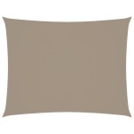 vidaXL Parasolar, gri taupe, 3,5x4,5 m, țesătură oxford dreptunghiular vidaXL Parasolar, gri taupe, 3,5x4,5 m, țesătură oxford dreptunghiular