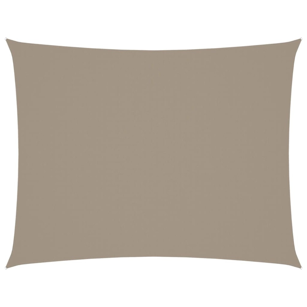 vidaXL Parasolar gri taupe 5x7 m țesătură oxford dreptunghiular