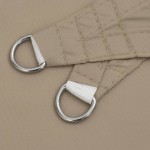 vidaXL Pânză parasolar gri taupe 5x8 m țesătură oxford dreptunghiular