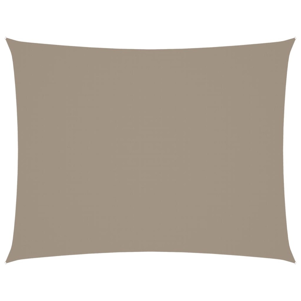 vidaXL Parasolar, gri taupe, 6x8 m, țesătură oxford, dreptunghiular