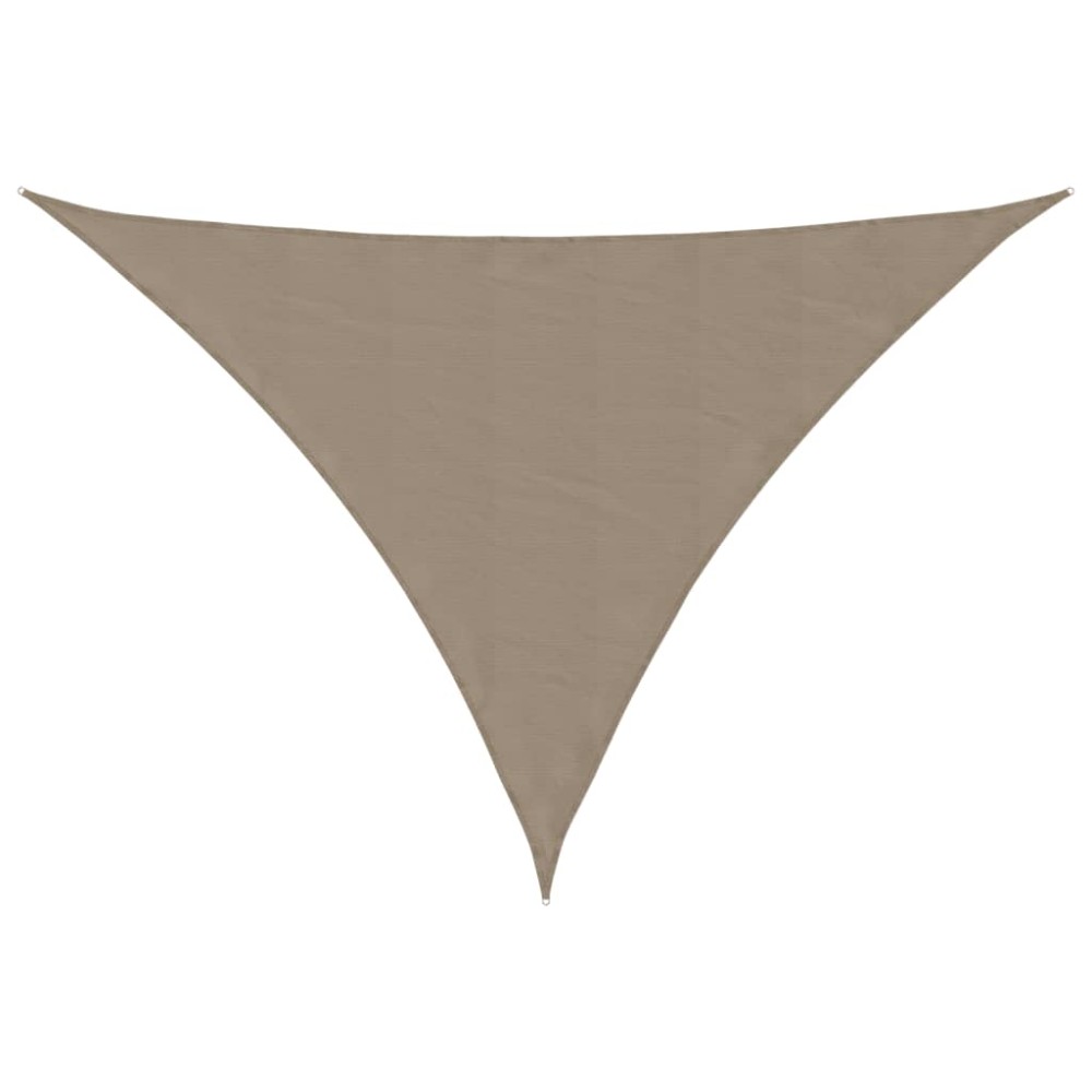 vidaXL Parasolar, gri taupe, 3x3x4,24 m, țesătură oxford, triunghiular