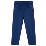 Pantaloni pentru copii cu șnur, bleumarin, 116 Pantaloni pentru copii cu șnur, bleumarin, 116