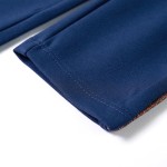 Pantaloni pentru copii cu șnur, bleumarin, 128 Pantaloni pentru copii cu șnur, bleumarin, 128