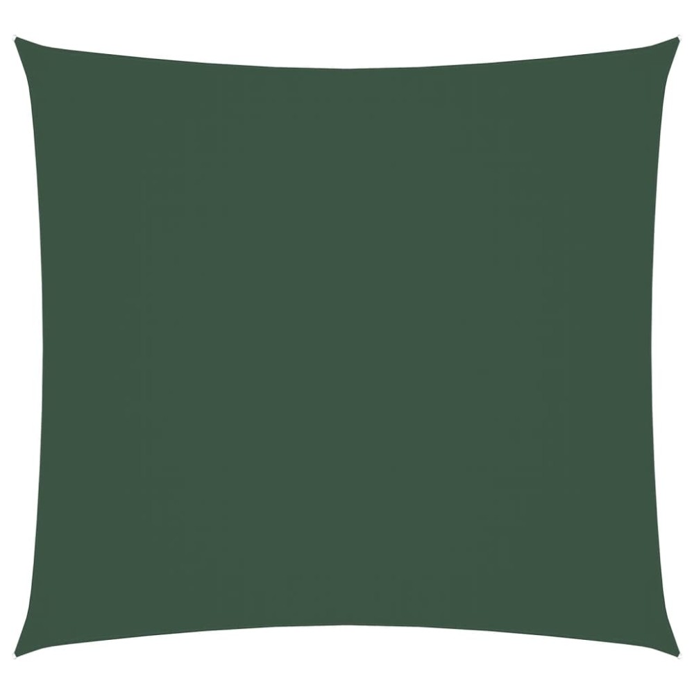vidaXL Parasolar, verde închis, 6x6 m, țesătură oxford, pătrat