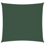 vidaXL Parasolar, verde închis, 7x7 m, țesătură oxford, pătrat