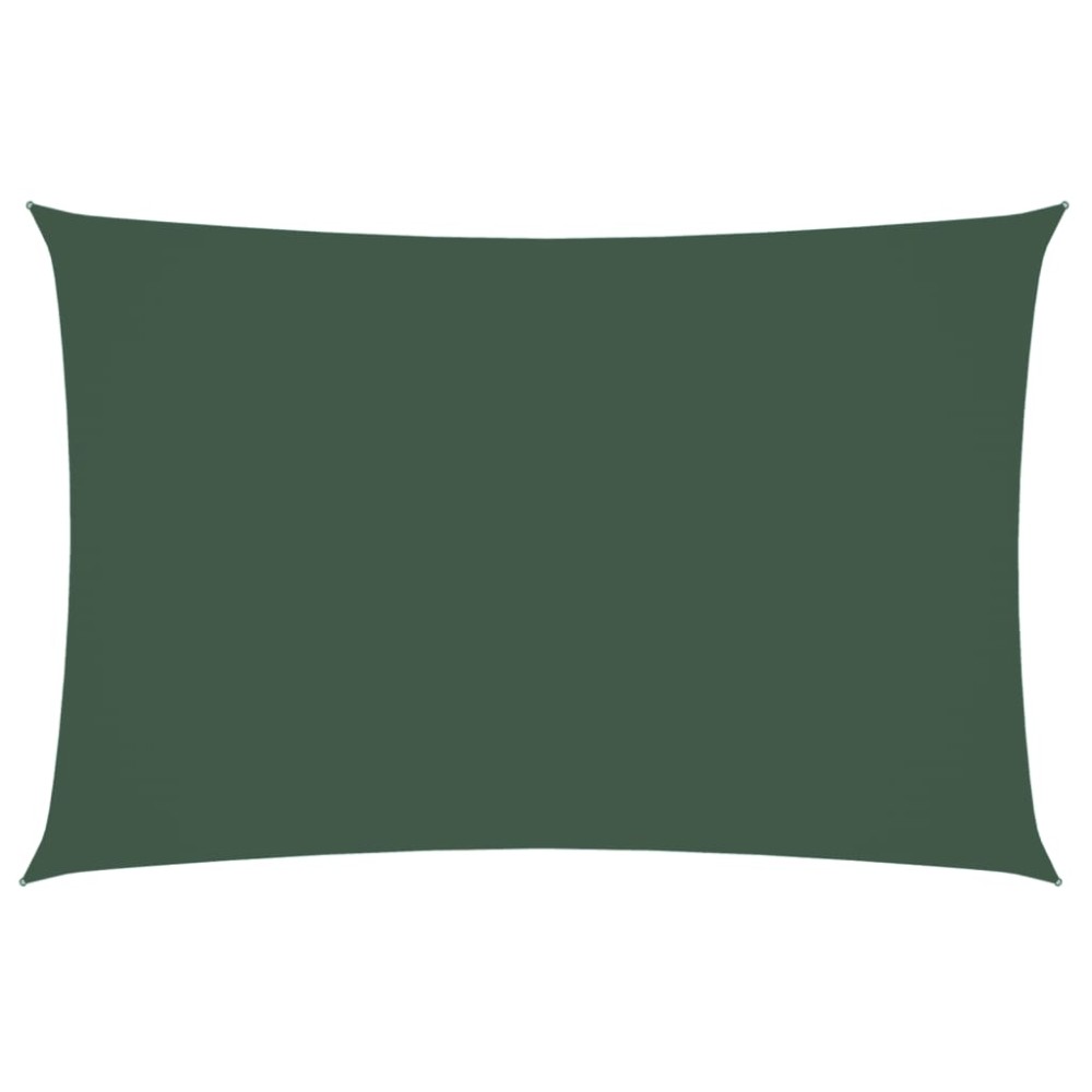 vidaXL Parasolar, verde închis, 2x4 m, țesătură oxford, dreptunghiular