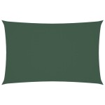 vidaXL Parasolar, verde închis, 2x5 m, țesătură oxford, dreptunghiular