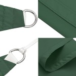 vidaXL Parasolar, verde, 2,5x3,5 m, țesătură oxford, dreptunghiular