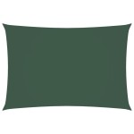 vidaXL Parasolar verde închis 2,5x4,5 m țesătură oxford dreptunghiular vidaXL Parasolar verde închis 2,5x4,5 m țesătură oxford dreptunghiular