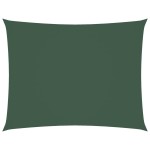 vidaXL Parasolar, verde închis, 3x4 m, țesătură oxford, dreptunghiular