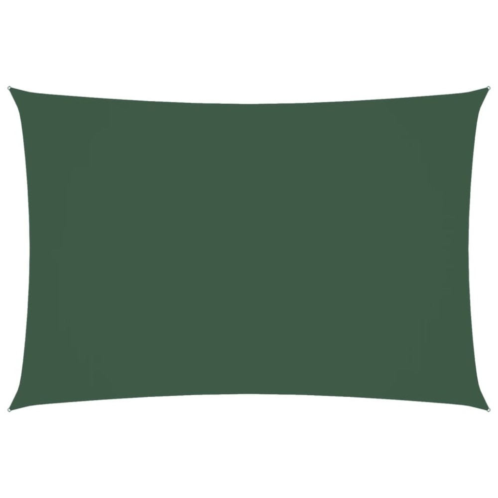 vidaXL Parasolar, verde închis, 3x5 m, țesătură oxford, dreptunghiular
