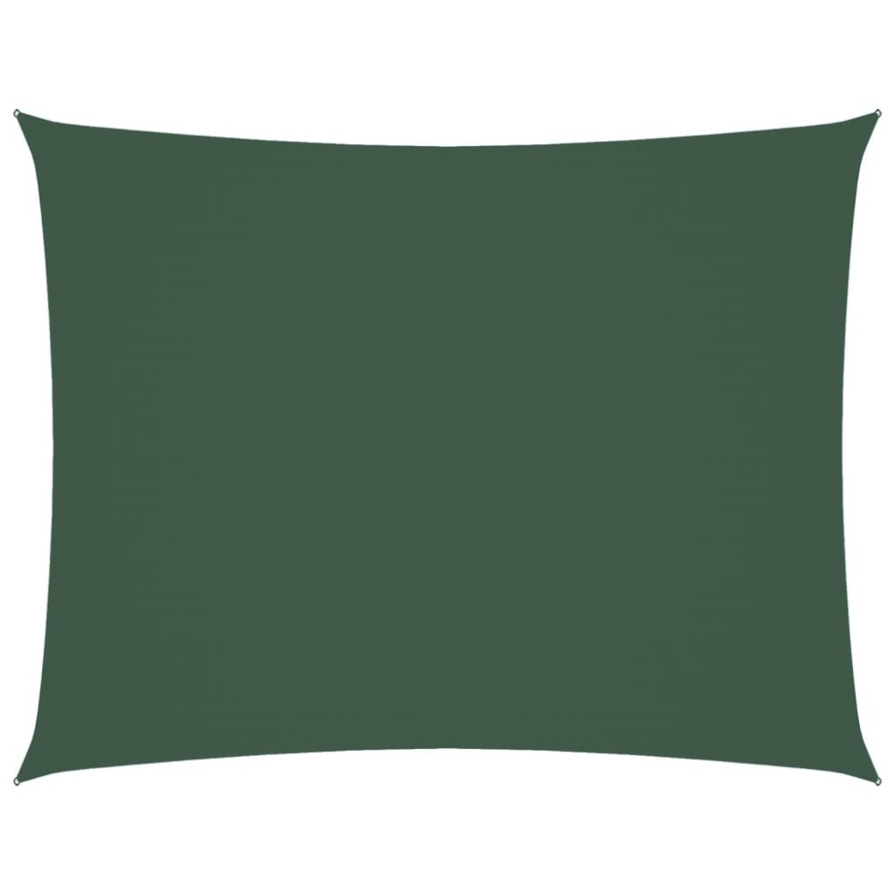 vidaXL Parasolar verde închis 3,5x4,5m țesătură oxford dreptunghiular