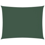 vidaXL Parasolar verde închis 3,5x4,5m țesătură oxford dreptunghiular vidaXL Parasolar verde închis 3,5x4,5m țesătură oxford dreptunghiular