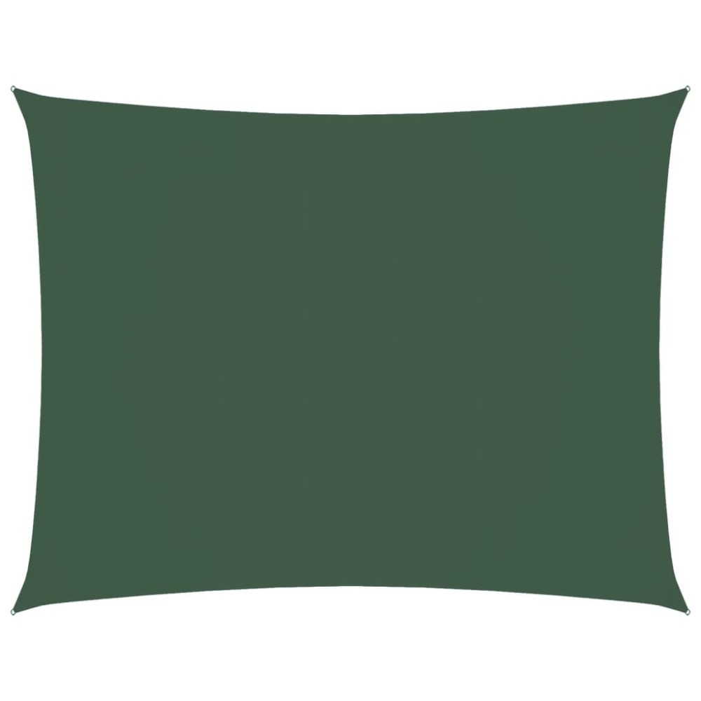 vidaXL Parasolar verde închis 3,5x5 m țesătură oxford dreptunghiular