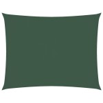 vidaXL Parasolar, verde închis, 5x6 m, țesătură oxford, dreptunghiular