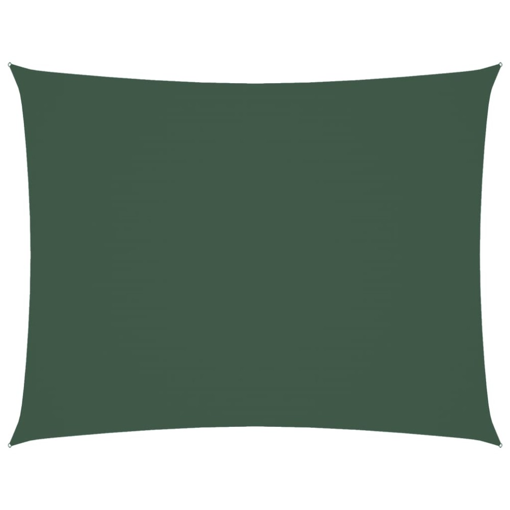 vidaXL Parasolar, verde închis, 5x7 m, țesătură oxford, dreptunghiular