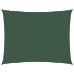 vidaXL Parasolar, verde închis, 5x7 m, țesătură oxford, dreptunghiular