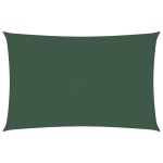 vidaXL Parasolar, verde închis, 5x8 m, țesătură oxford, dreptunghiular