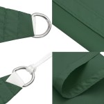 vidaXL Parasolar, verde închis, 5x6x6 m, țesătură oxford, triunghiular