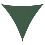 vidaXL Parasolar, verde închis, 6x6x6 m, țesătură oxford, triunghiular