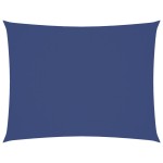 vidaXL Pânză parasolar albastru 5x6 m, țesătură oxford, dreptunghiular