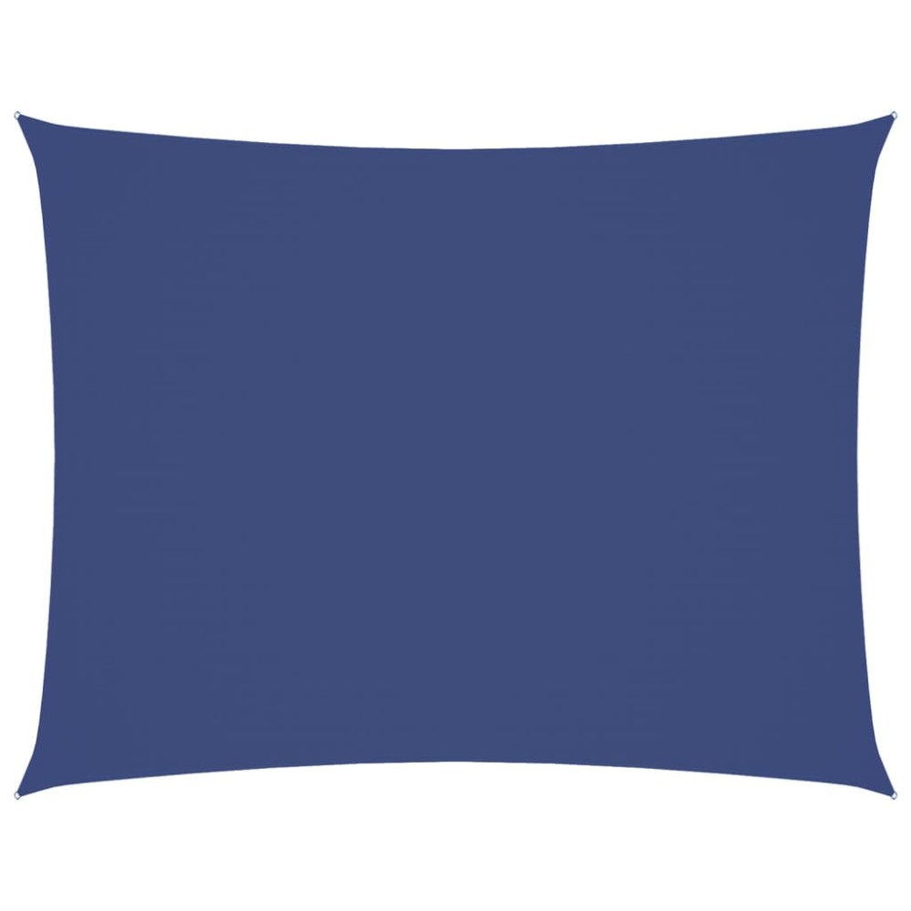 vidaXL Pânză parasolar albastru 5x7 m, țesătură oxford, dreptunghiular