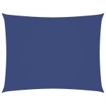 vidaXL Pânză parasolar albastru 6x7 m țesătură oxford dreptunghiular