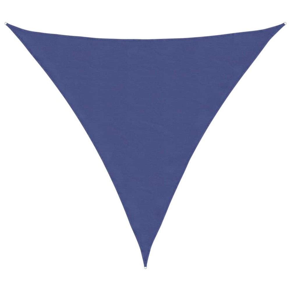 vidaXL Parasolar, albastru, 5x5x5 m, țesătură oxford, triunghiular