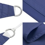 vidaXL Parasolar, albastru, 5x6x6 m, țesătură oxford, triunghiular vidaXL Parasolar, albastru, 5x6x6 m, țesătură oxford, triunghiular