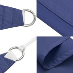 vidaXL Parasolar, albastru, 4x5x6,4 m, țesătură oxford, triunghiular vidaXL Parasolar, albastru, 4x5x6,4 m, țesătură oxford, triunghiular