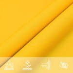 vidaXL Parasolar, galben, 2x2 m, țesătură oxford, pătrat